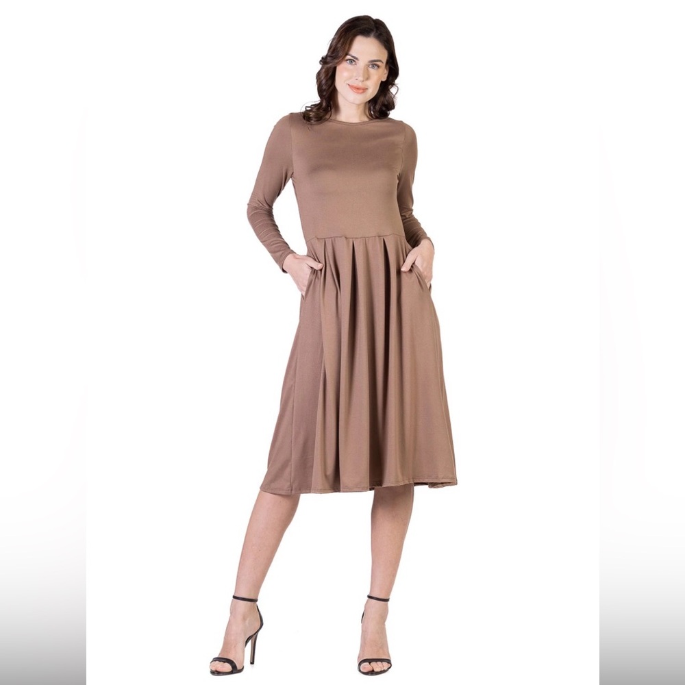 24seven Comfort Apparel NWT size S fit and flare